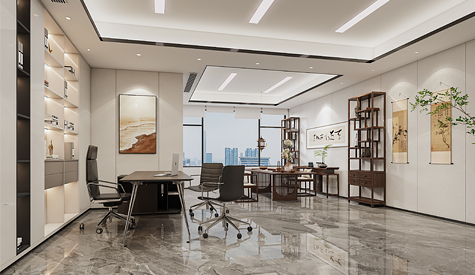 佛山盛夏實業辦公室裝修設計