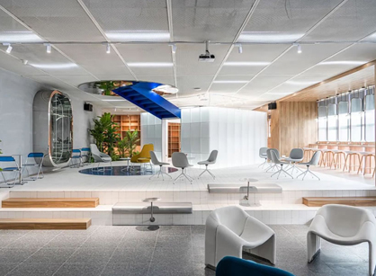 富有創(chuàng)意的聯(lián)合辦公裝修設計空間是怎樣打造的——慕金星光國際